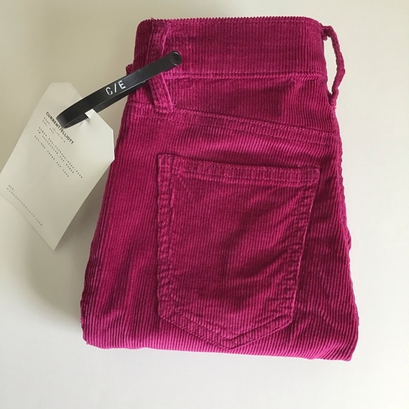Current/Elliott Stiletto High Waist Corduroy pants